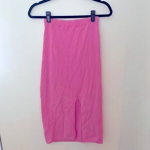 Free People knit midi skirt